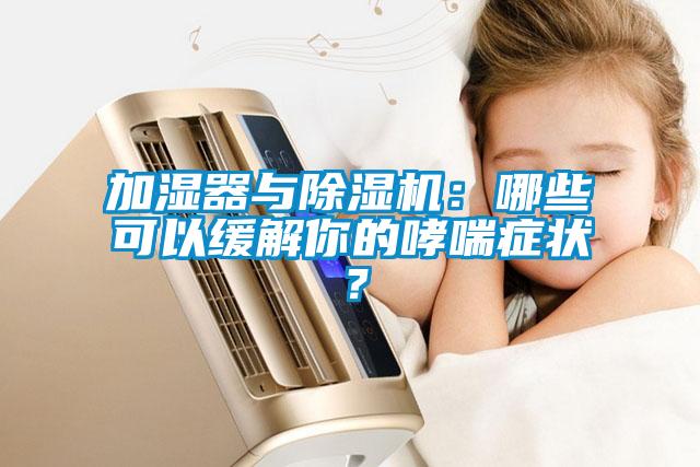 加濕器與除濕機(jī)：哪些可以緩解你的哮喘癥狀？