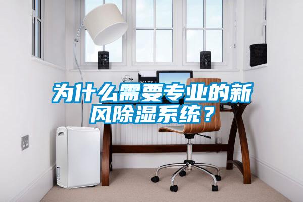 為什么需要專業的新風除濕系統？