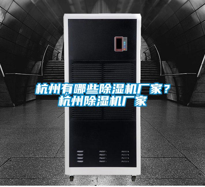 杭州有哪些除濕機廠家？杭州除濕機廠家