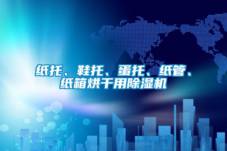 紙托、鞋托、蛋托、紙管、紙箱烘干用除濕機