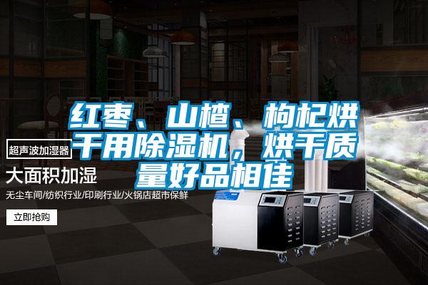 紅棗、山楂、枸杞烘干用除濕機(jī)，烘干質(zhì)量好品相佳