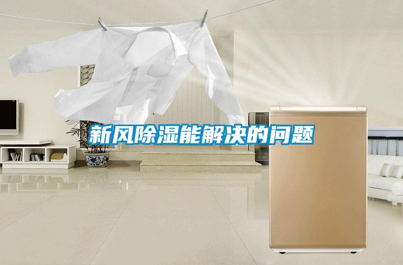 新風除濕能解決的問題