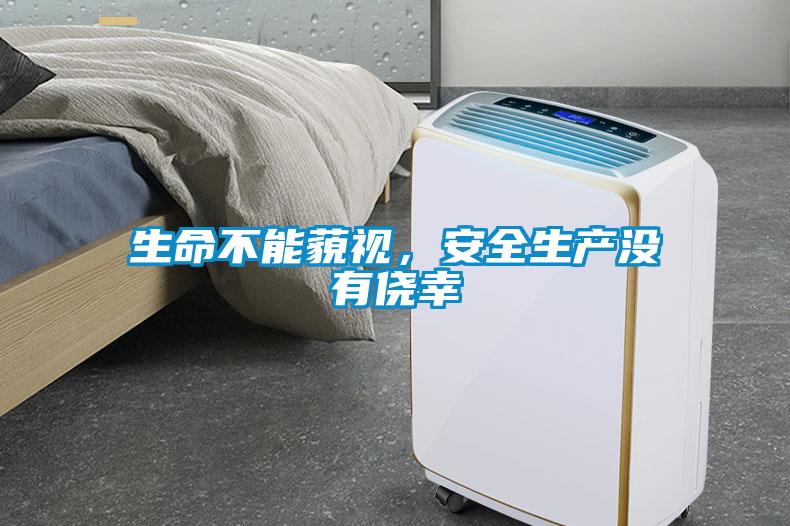 生命不能藐視，安全生產沒有僥幸
