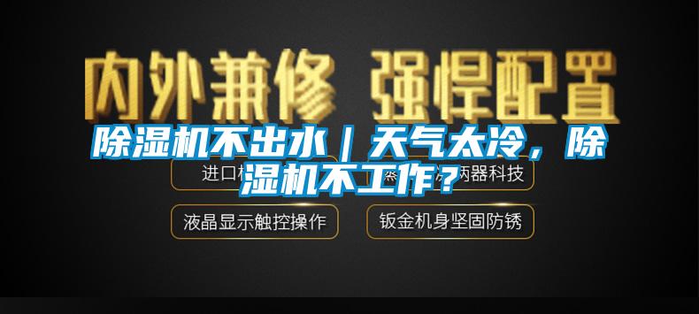除濕機(jī)不出水｜天氣太冷，除濕機(jī)不工作？