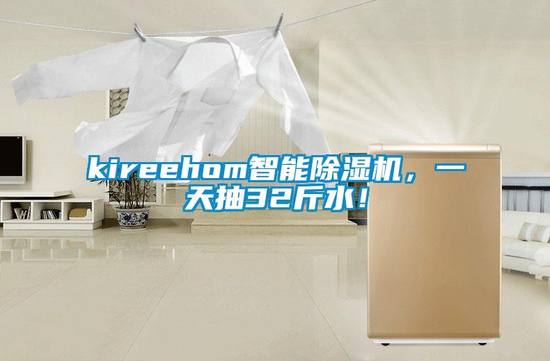 kireehom智能除濕機，一天抽32斤水！