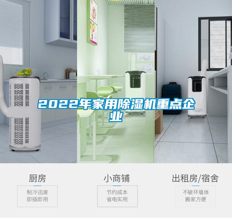 2022年家用除濕機重點企業