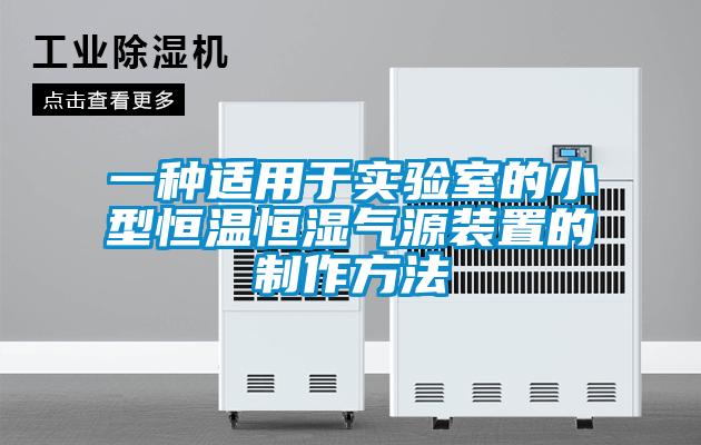 一種適用于實(shí)驗(yàn)室的小型恒溫恒濕氣源裝置的制作方法