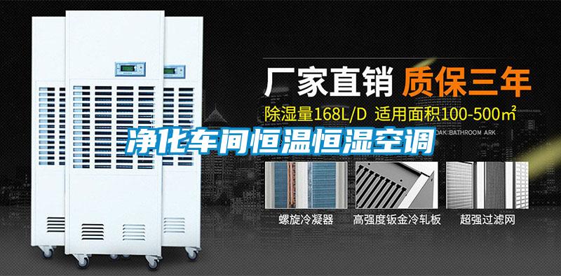 凈化車間恒溫恒濕空調
