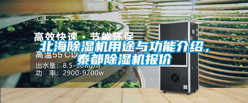 北海除濕機(jī)用途與功能介紹，泰都除濕機(jī)報(bào)價(jià)