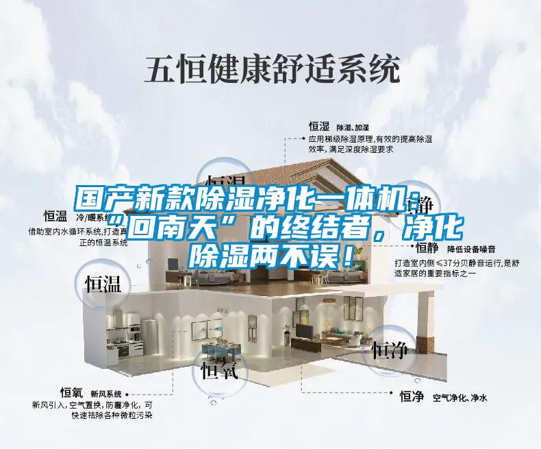 國產新款除濕凈化一體機：“回南天”的終結者，凈化除濕兩不誤！