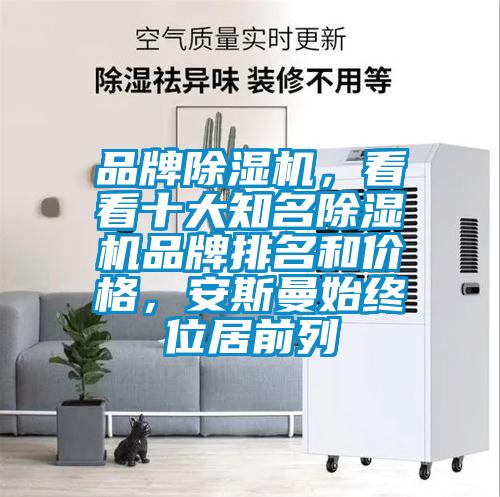 品牌除濕機，看看十大知名除濕機品牌排名和價格，安斯曼始終位居前列