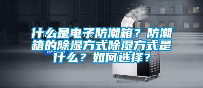什么是電子防潮箱？防潮箱的除濕方式除濕方式是什么？如何選擇？