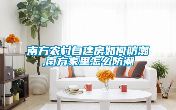 南方農村自建房如何防潮,南方家里怎么防潮