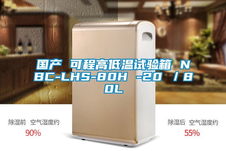 國產 可程高低溫試驗箱 NBC-LHS-80H -20℃／80L