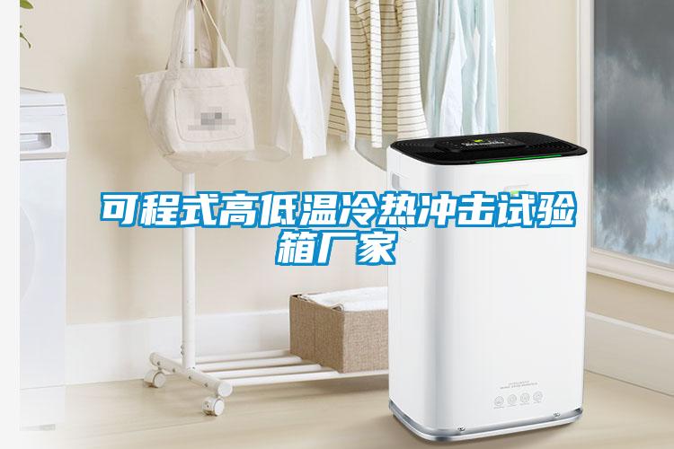 可程式高低溫冷熱沖擊試驗箱廠家