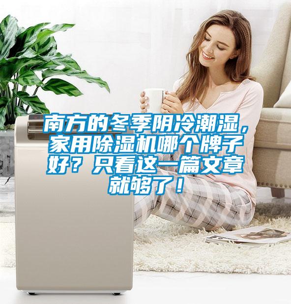 南方的冬季陰冷潮濕，家用除濕機哪個牌子好？只看這一篇文章就夠了！