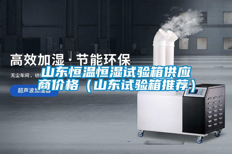 山東恒溫恒濕試驗箱供應商價格（山東試驗箱推薦）