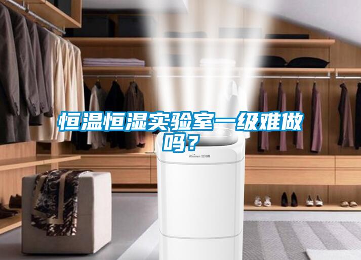 恒溫恒濕實驗室一級難做嗎？