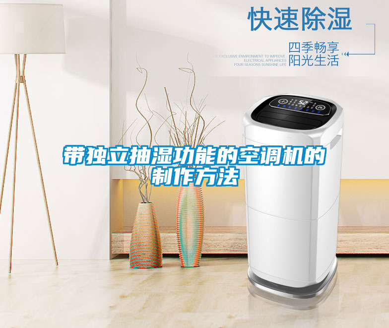 帶獨立抽濕功能的空調(diào)機的制作方法