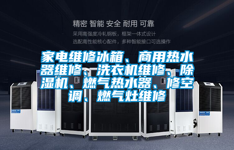 家電維修冰箱、商用熱水器維修、洗衣機維修、除濕機、燃氣熱水器、修空調、燃氣灶維修