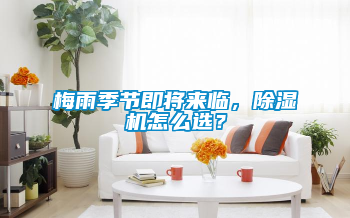 梅雨季節即將來臨，除濕機怎么選？