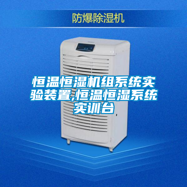 恒溫恒濕機組系統實驗裝置,恒溫恒濕系統實訓臺
