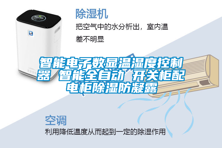 智能電子數顯溫濕度控制器 智能全自動 開關柜配電柜除濕防凝露