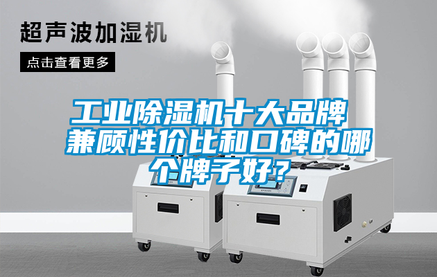 工業除濕機十大品牌 兼顧性價比和口碑的哪個牌子好？