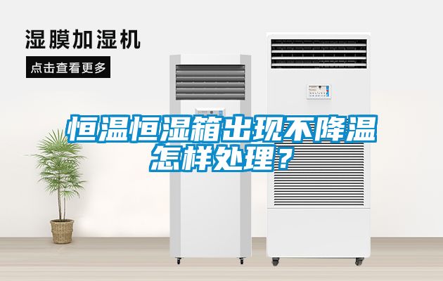 恒溫恒濕箱出現不降溫怎樣處理？