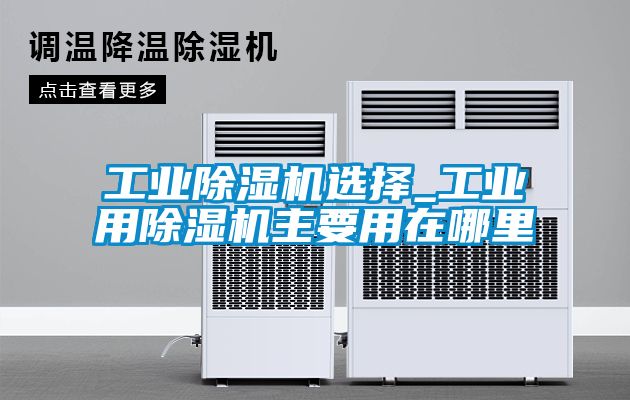 工業除濕機選擇_工業用除濕機主要用在哪里