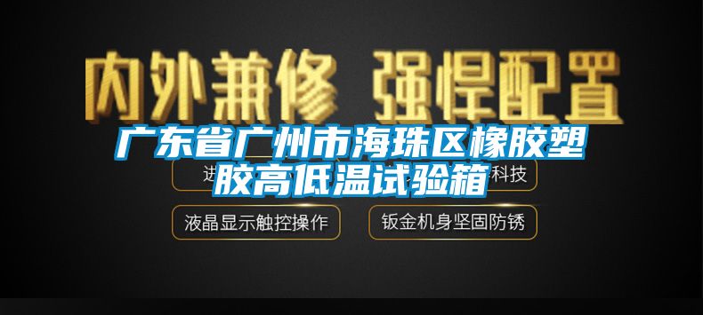 廣東省廣州市海珠區橡膠塑膠高低溫試驗箱