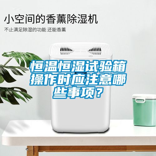 恒溫恒濕試驗箱操作時應注意哪些事項？