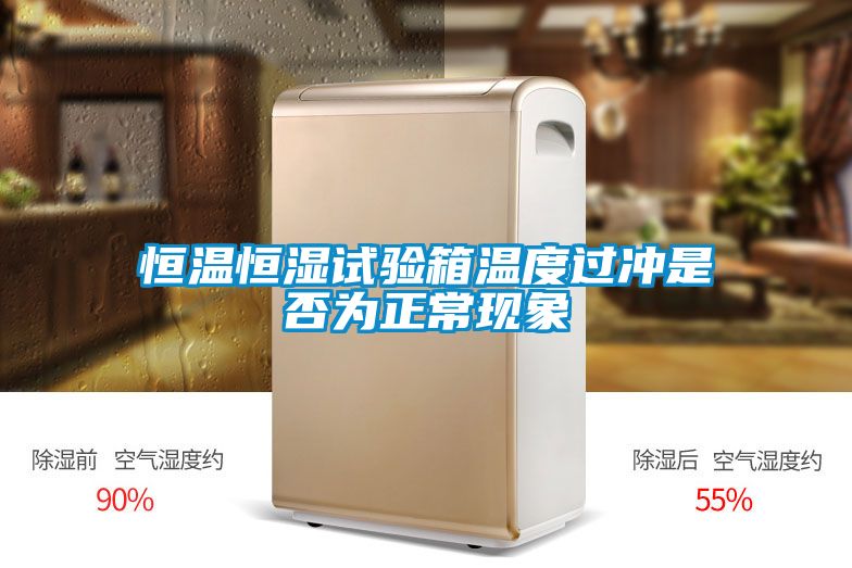 恒溫恒濕試驗箱溫度過沖是否為正常現象