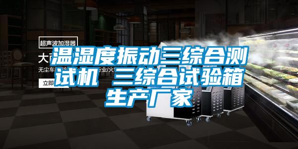 溫濕度振動三綜合測試機 三綜合試驗箱生產廠家