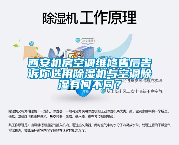 西安機房空調維修售后告訴你選用除濕機與空調除濕有何不同？