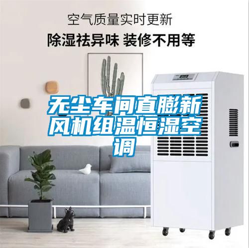 無塵車間直膨新風(fēng)機組溫恒濕空調(diào)