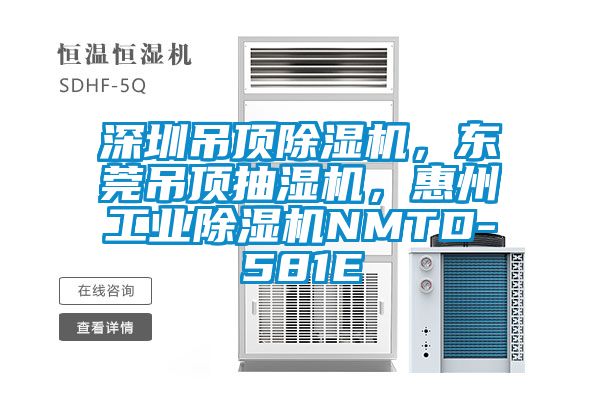 深圳吊頂除濕機，東莞吊頂抽濕機，惠州工業除濕機NMTD-581E