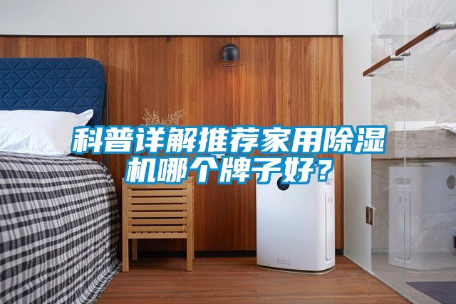 科普詳解推薦家用除濕機哪個牌子好？