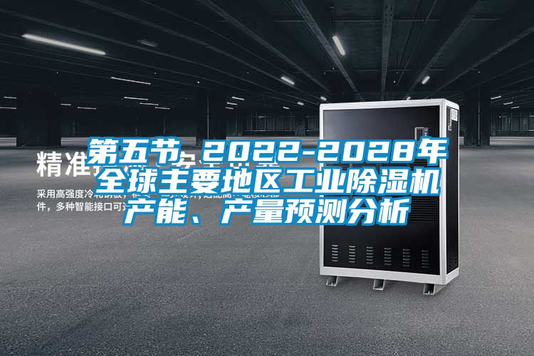 第五節 2022-2028年全球主要地區工業除濕機產能、產量預測分析