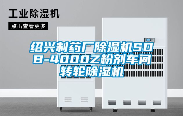 紹興制藥廠除濕機SDB-4000Z粉劑車間轉輪除濕機
