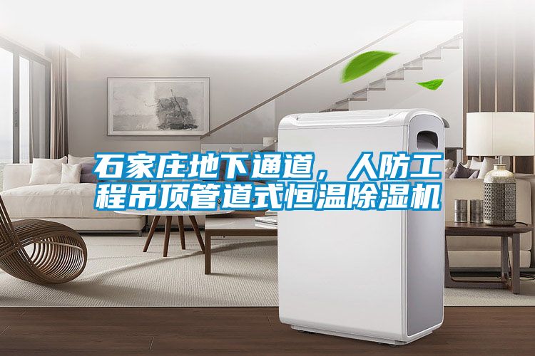 石家莊地下通道，人防工程吊頂管道式恒溫除濕機