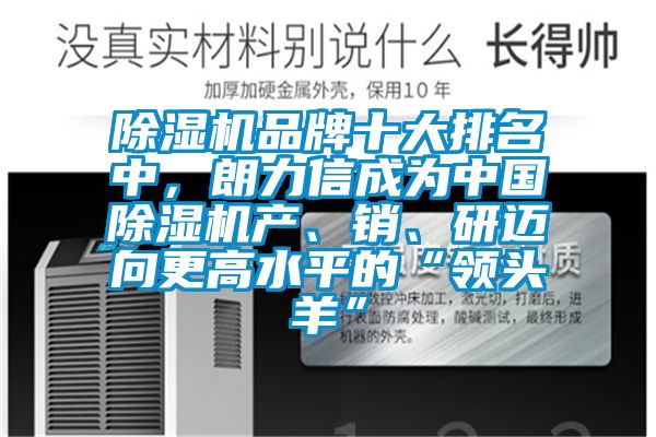 除濕機(jī)品牌十大排名中，朗力信成為中國(guó)除濕機(jī)產(chǎn)、銷、研邁向更高水平的“領(lǐng)頭羊”