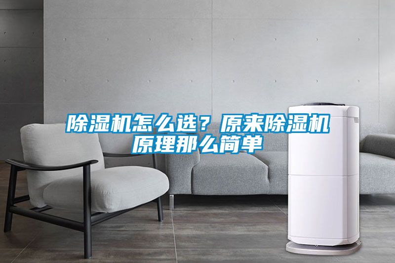除濕機怎么選？原來除濕機原理那么簡單