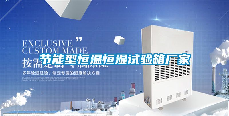 節能型恒溫恒濕試驗箱廠家