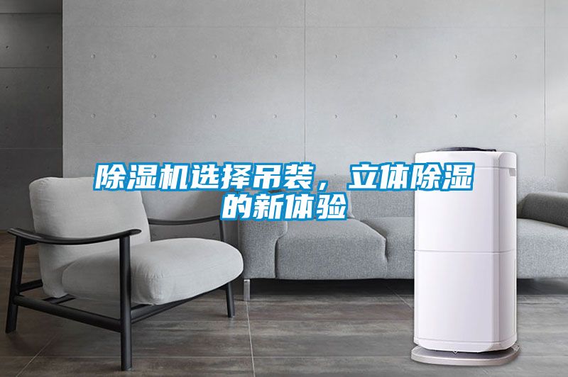 除濕機選擇吊裝，立體除濕的新體驗