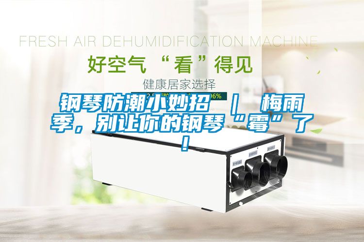 鋼琴防潮小妙招 ｜ 梅雨季，別讓你的鋼琴“霉”了！