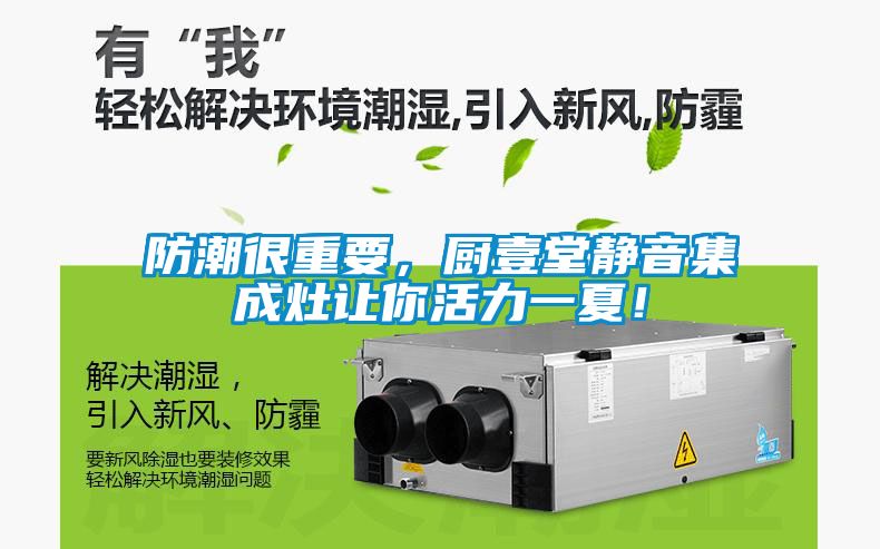 防潮很重要，廚壹堂靜音集成灶讓你活力一夏！