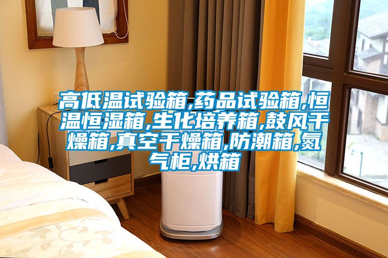 高低溫試驗箱,藥品試驗箱,恒溫恒濕箱,生化培養箱,鼓風干燥箱,真空干燥箱,防潮箱,氮氣柜,烘箱