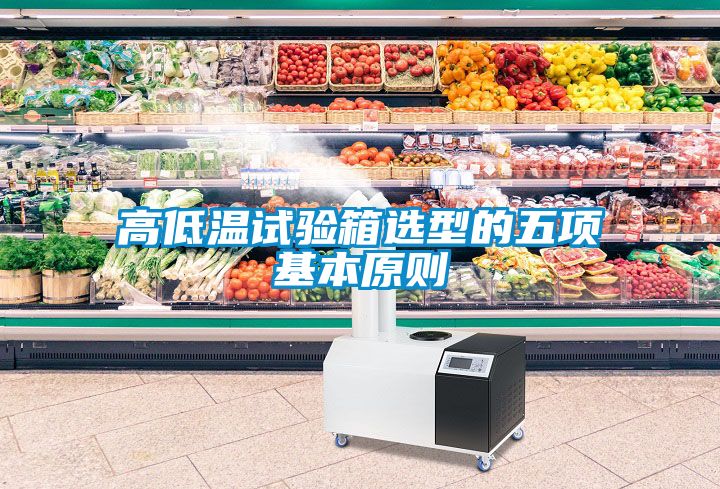 高低溫試驗(yàn)箱選型的五項(xiàng)基本原則