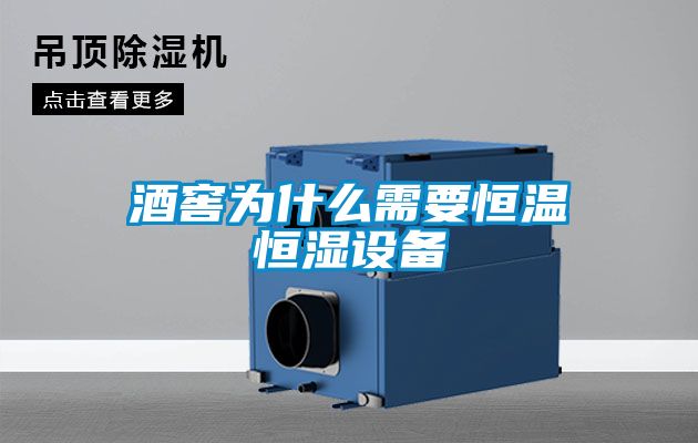 酒窖為什么需要恒溫恒濕設備